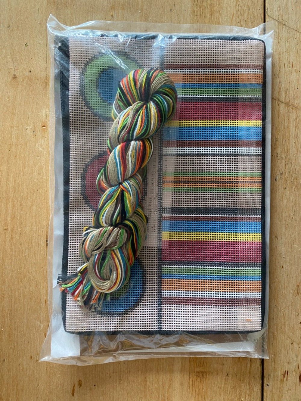 Stitch & Zip Needlepoint Kit. Case for Electronic Book (6” x 9” finished size) - Picture 7 of 10